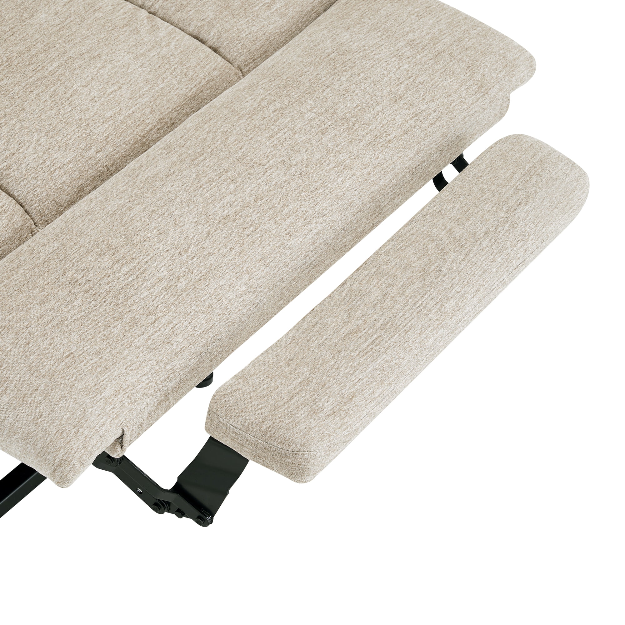 MCombo Oversized Power Lift Recliner Chair, 27.2'' Extra-Wide Seat, Fabric(Medium-Wide, Beige)