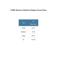 thumbnail image 5 of CTM  Terry Ballerina Slipper House Shoe (Women), 5 of 6