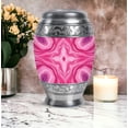 thumbnail image 5 of SABURIAL Pink Urn - Decorative Urn For Adult Ash - Cremation & Memorial Urns For Human Remains - Funeral Urns For Loved Ones - Combo 5 - Large 10 Inch & 3 Inch Small, 5 of 7