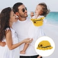 thumbnail image 4 of 1 unid niños pajizo tejido girasol playa sombrero sol sombrero sol protección tapa niño sombrero, 4 of 6