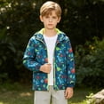 thumbnail image 2 of Karoyedx Toddler Girl Clothes Kids Toddler Lightweight Jackets Cute Graphic Thin Windbreaker Coats Boys Girls Sum Protection Zip up Outwear Sport Sky Blue Size,6-7 Years, 2 of 9