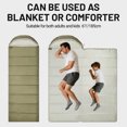 thumbnail image 4 of Backpacking Sleeping Bags for Adults, Unzip to Blanket, Waterproof, Lightweight, Camping, Portable Sleeping Bags Outdoor Travel Hiking, 4 of 6