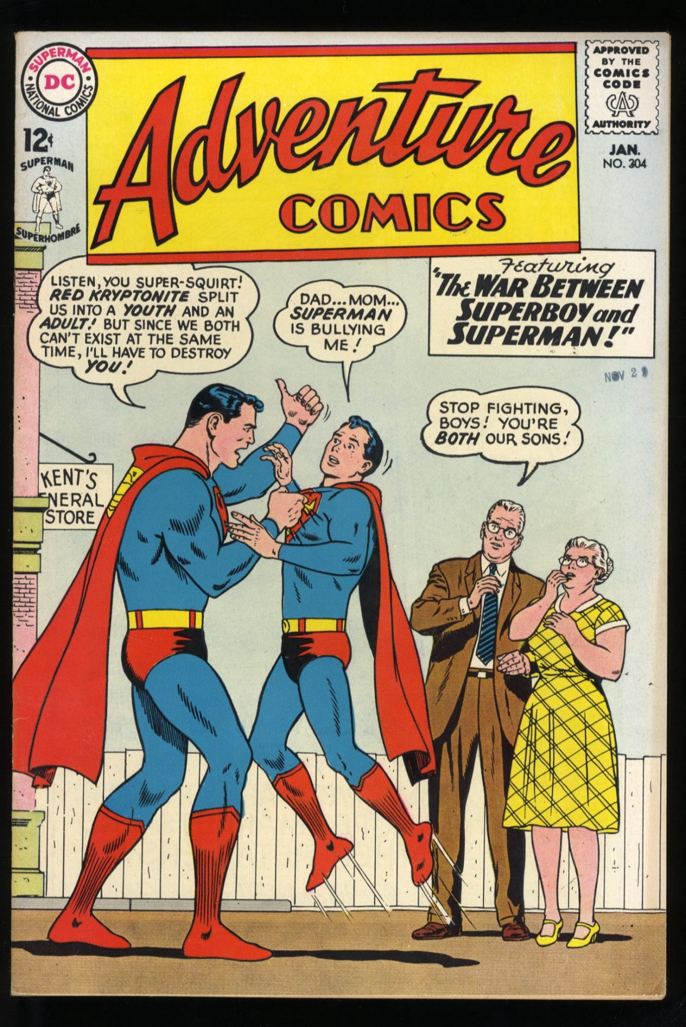 Cover of Adventure Comics #304
