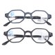 thumbnail image 3 of Gafas de lectura multienfoque BuyWeek 2 piezas +250 marco negro marco azul, 3 of 14