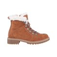 thumbnail image 2 of GC Shoes Womens Tinsley Microsuede Ankle Combat & Lace-up Boots, 2 of 3