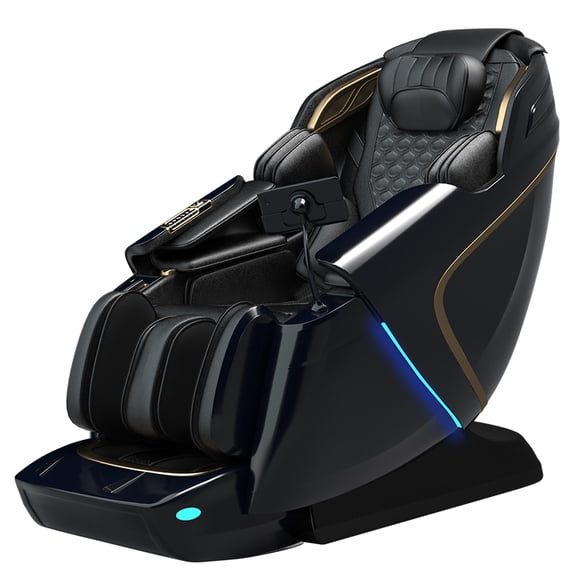 4D intelligent extra-long SL guide rail massage chair, full-body airbag wrapping, shoulder height detection for precise pain points, constant temperature hot compress.