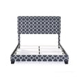 thumbnail image 6 of Delacora Hm-Ds-A123-290 Queen 85.5" Wide Plywood Framed Upholstered Panel Bed, 6 of 7