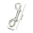 thumbnail image 2 of AURARMLET 6Ud Clips Dobles De Zinc Para De Mascotas Ideales Para Bolsos Y Equipaje Plata, 2 of 8