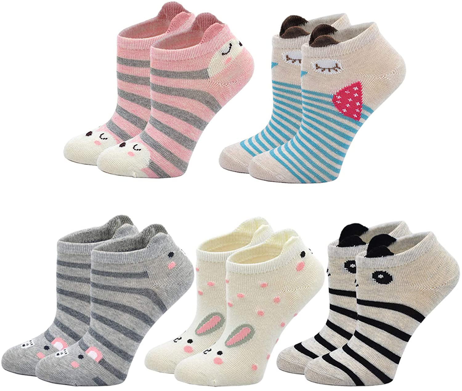 Girls Cotton Ankle Socks Kids Toddler Infant Girls Anti-slip Novelty ...