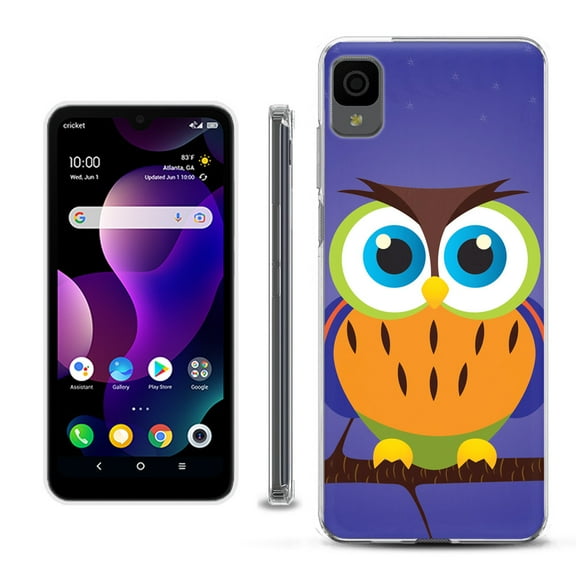 Slim-Fit Gel TPU Phone Case for TCL 30Z / 30 Z / 30 LE, by OneToughShield ® - Night Owl