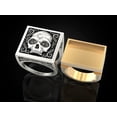 thumbnail image 2 of Antique Skull Ring Pattern Urn Jewelry European And American, 2 of 5