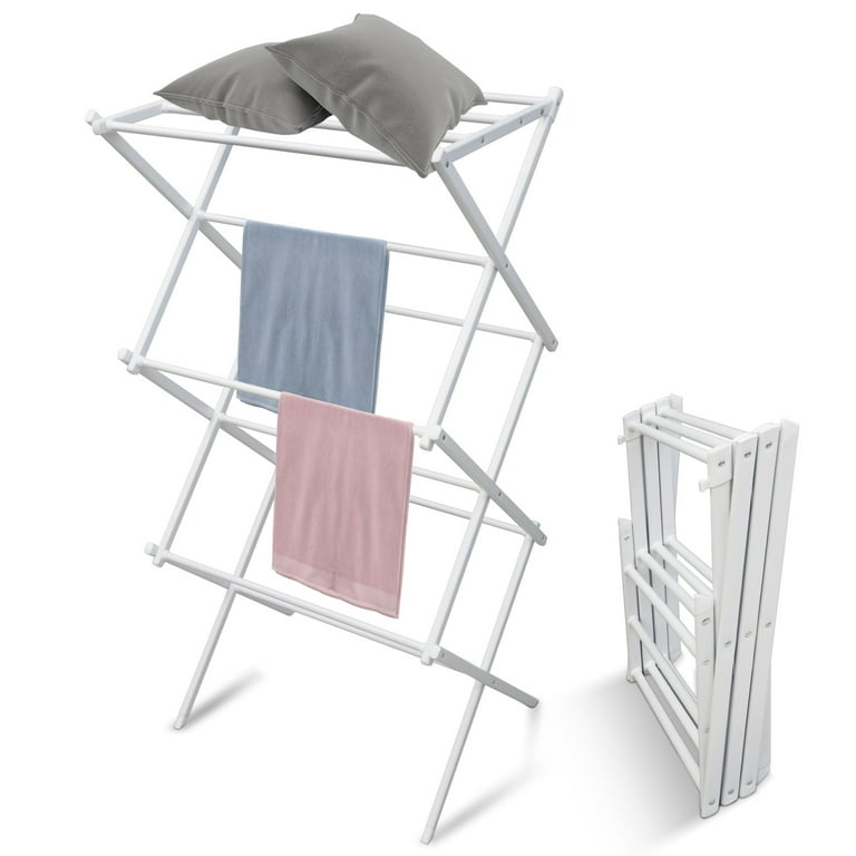 Clothes Drying Rack for Laundry Foldable Laundry Rack for Air Drying Clothing Indoor Outdoor Drying Clothes
