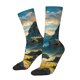 thumbnail image 1 of Balery Valley River Dinosaur Calcetas Largas con Estampado para Hombre y Mujer – Suaves y Transpirables, Talla Única (US 5-11), 1 of 6