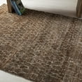 thumbnail image 4 of Mark&Day Jute Rugs, 2x3 Laron Modern Dark Brown Area Rug, Brown Green Grey Carpet for Living Room, Bedroom or Kitchen (2' x 3'), 4 of 4