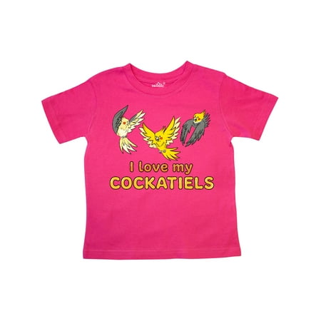 

Inktastic I Love My Cockatiels Gift Toddler Boy or Toddler Girl T-Shirt