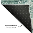 thumbnail image 5 of Addison Rugs Mayfield Premium Machine Washable Transitional Global Teal Rectangle Rug, 10' x 14', 5 of 7