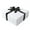 White, variant on JiaWei World Gift Box 8.2x7.5x3.5 inches, Magnetic Gift Box with Ribbon for Christmas, Wedding, Birthday