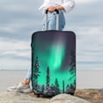 thumbnail image 5 of Salouo Northern Lights 2 Pattern Travel Dust-proof Suitcase Cover, Softside Suitcase Protector Luggage Cover Protector for 18-32inch ,Not Included Suitcase, 5 of 8