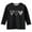 1-Black, variant on Toddler Valentine T Shirts for Girls Three Quarter Sleeve Graphic T-Shirts Crewneck Casual Pullover Top Girls T-Shirts 3-4 Years
