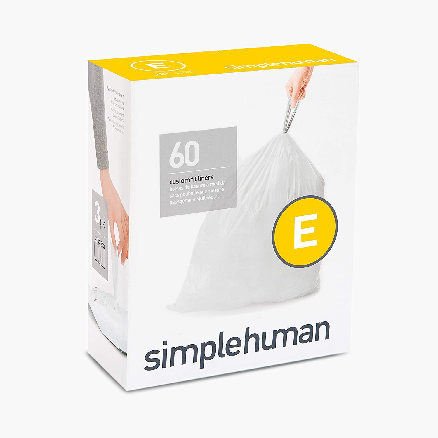 simplehuman code p trash bolsas