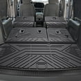 thumbnail image 6 of Floor Mats Set for 2024 2025 2026 Chevy Traverse & 2025 2026 Buick Enclave 7 Seats Captain Chairs, TPE All Weather Cargo Liner Trunk Mat Door Sill Guards Car Accessories, 6 of 6