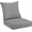 Black Geometry, variant on Outdoor Cushions for Patio Furniture,Outdoor Seat Cushion Set 24 x 24 x 5.75 Inch,Waterproof & Fade Resistant Outdoor Chair Cushions,Deep Patio Chair Cushion with Removable Cover,Navy Blue