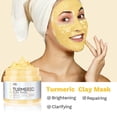 thumbnail image 5 of ANAiRUi 3 PCS Clay Mask Set, Turmeric Vitamin C, Dead Sea Mud & Green Tea Facial Masks, Cleansing & Hydrating, 2.5 oz Each, 5 of 10