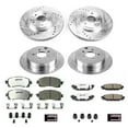 thumbnail image 3 of PowerStop Front and Rear Z26 Street Warrior Carbon-Fiber Ceramic Brake Pad and Drilled and Slotted Rotor Kit Fits: SUBARU Select Models K7926-26, 3 of 9