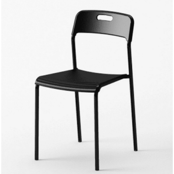 Modern Minimalist Dining Chair with Metal Legs Plastic Dining Room Chairs, StackableKitchen Chairs Patio Chairs for Indoor and Outdoor Cafes and Restaurants