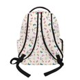 thumbnail image 1 of Whosucclay Butterfly Floral Pattern Adjustable Straps Kids Backpack Lightweight Large Capacity Book Bag with Adjustable Straps, High School Rucksack for Girls Boys, 1 of 3