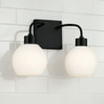 thumbnail image 6 of Capital Lighting 120021MB-540 Tanner 2 Light 15" Wide Vanity Light - Black, 6 of 6