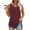 Wine, variant on LOVZFMLL Women's Tank Tops Summer Casual Blouses Sleeveless Flowy Crew Neck Tops Loose Fit Basic Trendy Outfits Clothes Black 3XL