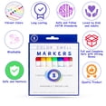 thumbnail image 2 of Color Swell Washable Markers Bulk 36 Pack, 8 markers per pack, 288 total markers, 2 of 7