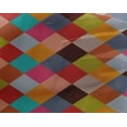 thumbnail image 4 of oneOone Tissu Georgette Viscose Multicolore Argyle Fournitures de Courtepointe Imprimé Tissu de Couture au Mètre 42 Pouces de Large, 4 of 4