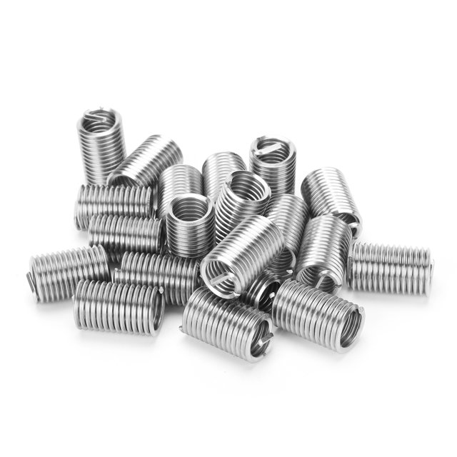 20 piezas insertos de rosca macho hembra herramienta de reparación de tuercas reductoras de acero inoxidable M1/12‑13x2.5D
