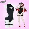 thumbnail image 2 of KORURACLUB Women's Lingerie Knitting Backless Bodysuit Corset Heart Shape Top Jumpsuit Role-Playing Bodysuit, 2 of 5