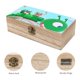 thumbnail image 3 of Lale Ki Lolu Caja Organizadora de Madera Rústica - Caja Decorativa Multifuncional para Escritorio, Hogar, Oficina, Joyas y Manualidades, 3 of 6