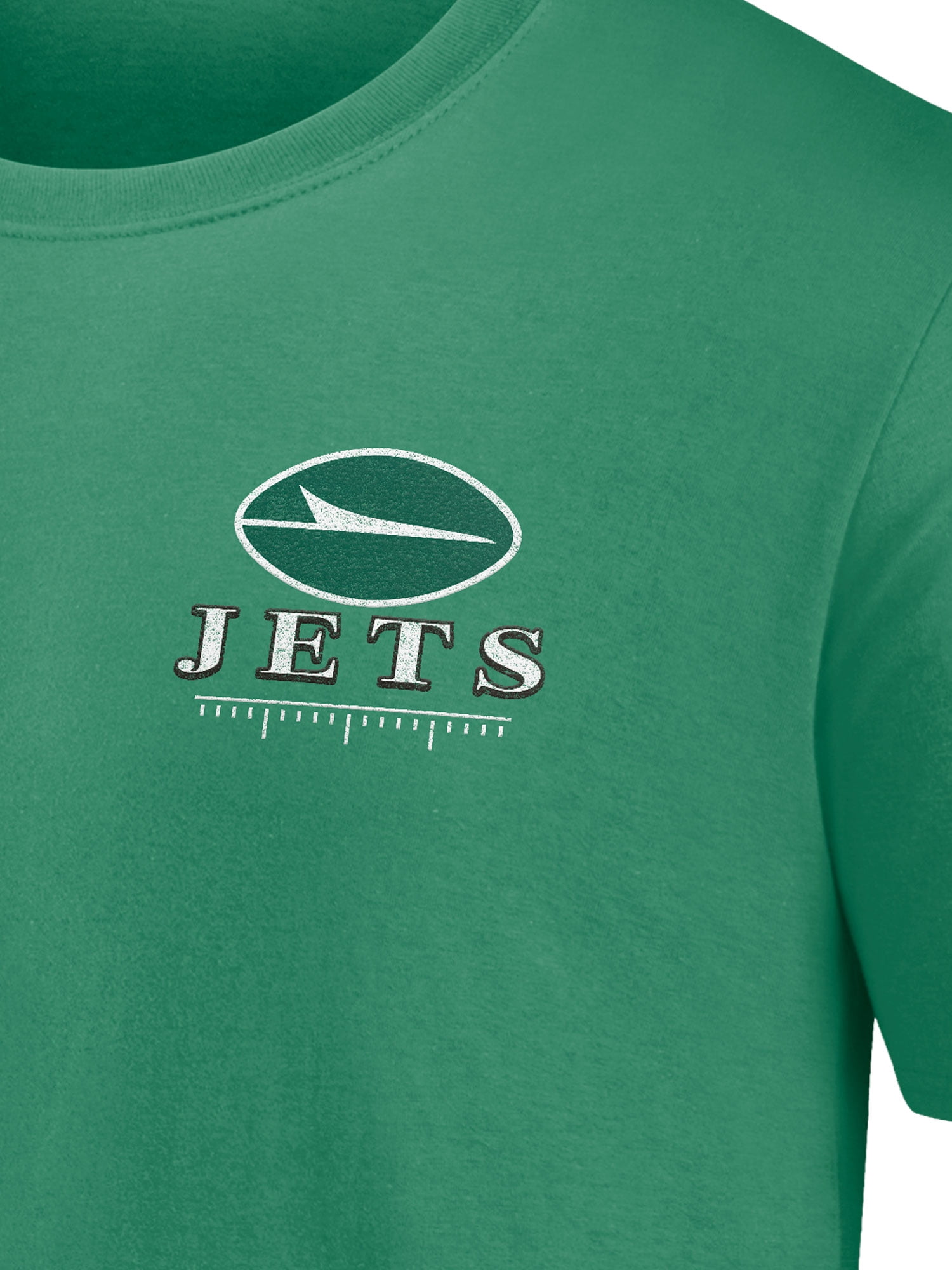 NFL New York Jets Men's Cotton Faded Green Short Sleeve T-Shirt