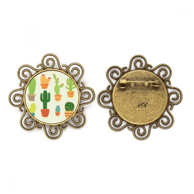 Planta en maceta cactus suculentas broche de flores Unbranded M