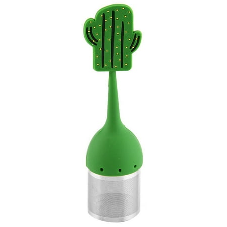 

Loose Tea Strainer Silicone Tea Infuser Strainer Cactus Shaped Tea Strainer Filter Diffuser for Home Office Kitchen