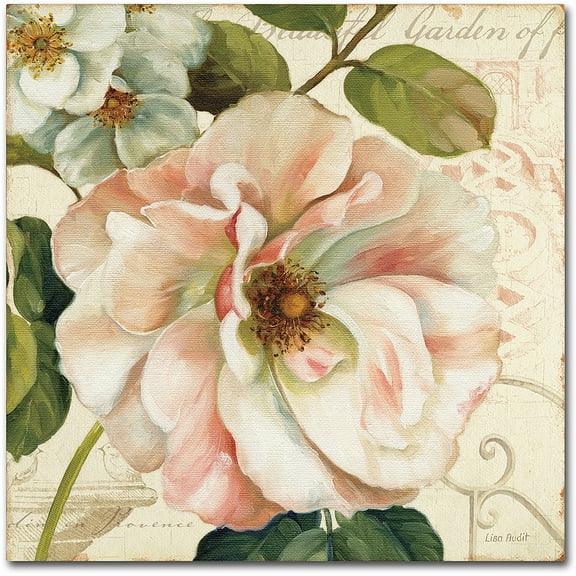 Trademark Fine Art "Les Jardin II" Canvas Art by Lisa Audit