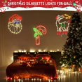 thumbnail image 4 of UTAH-Christmas Lights - 4 Pack 16” Christmas Window Silhouette Light LED String Light Include Candy Cane Stocking Santa Reindeer Xmas Light Decor with 50 Bulbs for Holiday Indoor Wall Door Glass Deco, 4 of 4