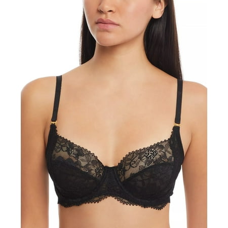 Ralph Lauren BLACK Unlined Lace Full Coverage Bra  US 36D  UK 36D