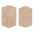 thumbnail image 2 of Home Weavers Waterford Collection 100% Cotton Non-Slip Bathroom Rug Set Machine Washable Bath Rug-21"x34", Bathroom Rug- 24"x40", Linen Color 2 Piece Bath Rug set, 2 of 8