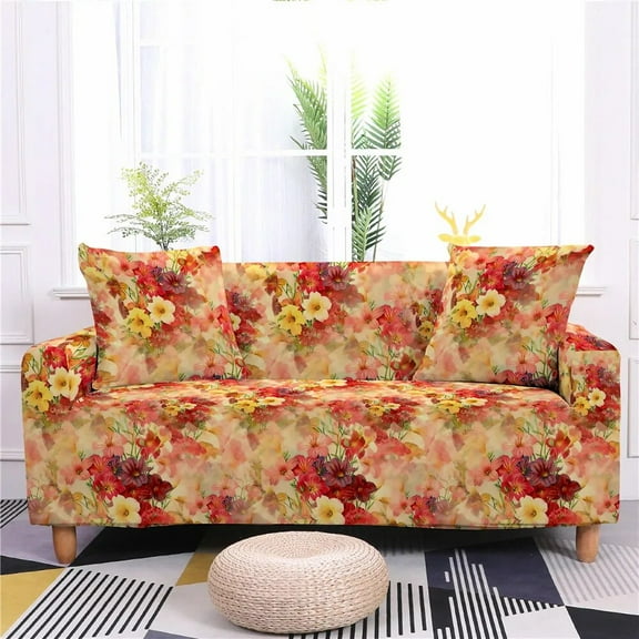 1/2/3/4 Seater Flower Elastic Sofa Cover Universal Stretch Sofa Slipcovers for Living Room Couch Cover Sofa Housses De Canapé