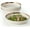 Beige, variant on Maison Neuve Luna 4-Piece Ceramic Dinnerware Plate Set, 36 oz, Cream/Bronze
