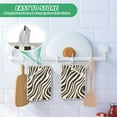 thumbnail image 4 of Yayeee Pot Holders Kitchen Heat Resistant with Pocket 7"x9.8" Cotton Oven Cooking Hot Pads, Black Lines, 4 of 7