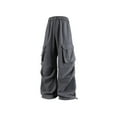 thumbnail image 5 of Levmjia Womens Cargo Pants Windproof With Pockets High Waist Loose Fit Soft Drawstring Breathable Joggers For Outdoor Sports Yoga And Casual Wear, 5 of 5