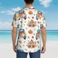 thumbnail image 4 of Fuzoiu Vintage Autumn Truck Print Hawaiian Shirt for Men, Summer Beach Casual Short Sleeve Button Down Shirts, Men’s Beach Summer Shirts with Pocket,XX-Large, 4 of 7