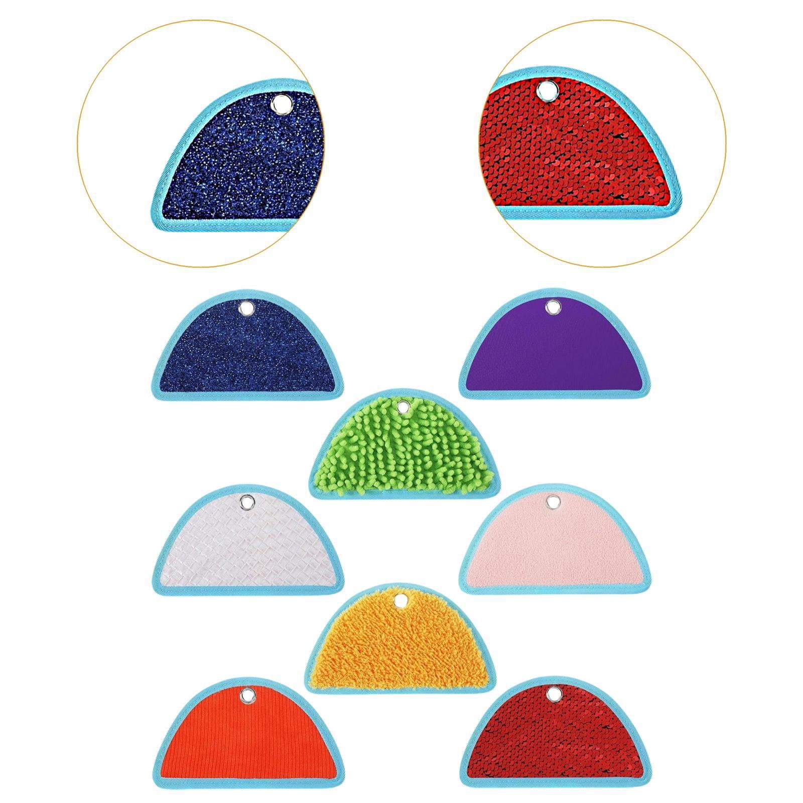 JWQFBC 8 Pieces Textured Floor Mats Learning Activity Game Play Tactile Sensory Rug for